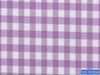 D2-33558 White With Purple Check Shirting Fabric