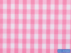 D2-33560 White With Pink Check Shirting Fabric