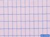 D2-33564 Blue Check On Pink Texture Shirting Fabric