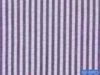 SEERSUCKER-4/D2-33571 Purple and White Stripe Shirting Fabric