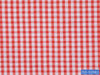 SEERSUCKER-12/D2-33582 Orange and White Check Shirting Fabric