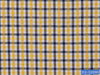 SEERSUCKER-17/D2-33590 White with Yellow and Dark Blue Check Shirting Fabric