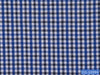 SEERSUCKER-20/D2-33594 White with Blue and Dark Blue Check Shirting Fabric