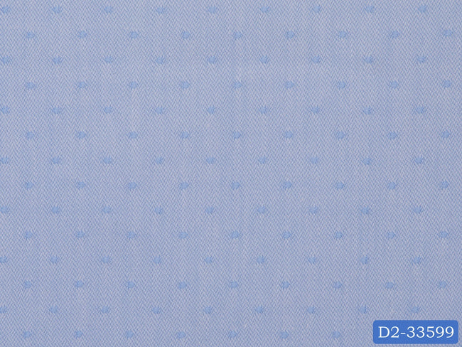 D2-33599 Light Blue Dotted Shirting Fabric