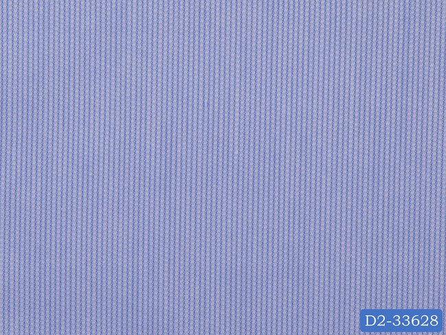 D2-33628 Blue Self Stripe Shirting Fabric