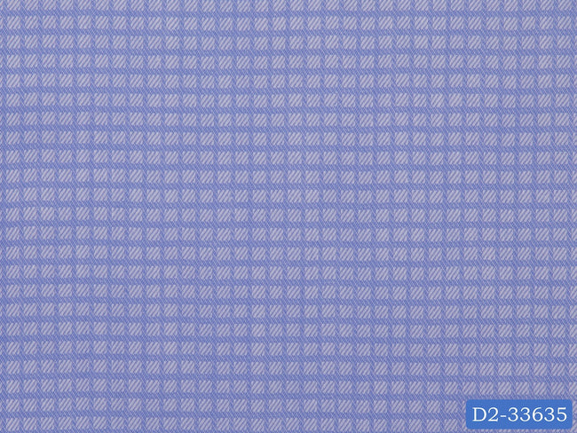 D2-33635 Blue Small Check Shirting Fabric