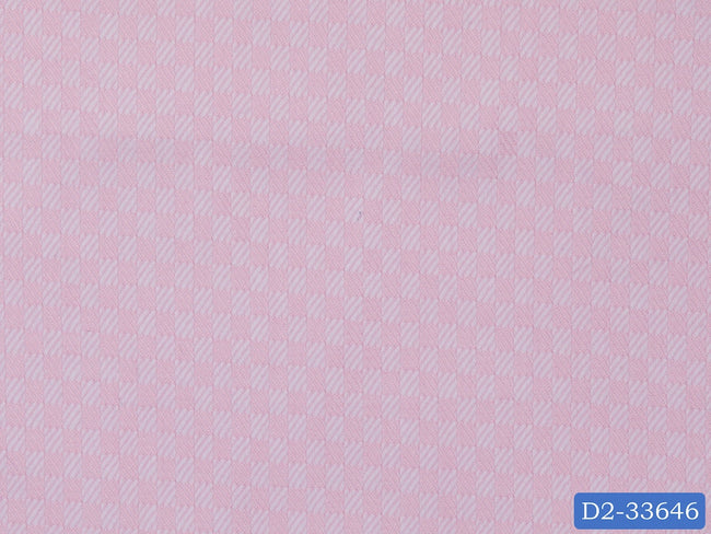 D2-33646 Pink Chessboard Shirting Fabric