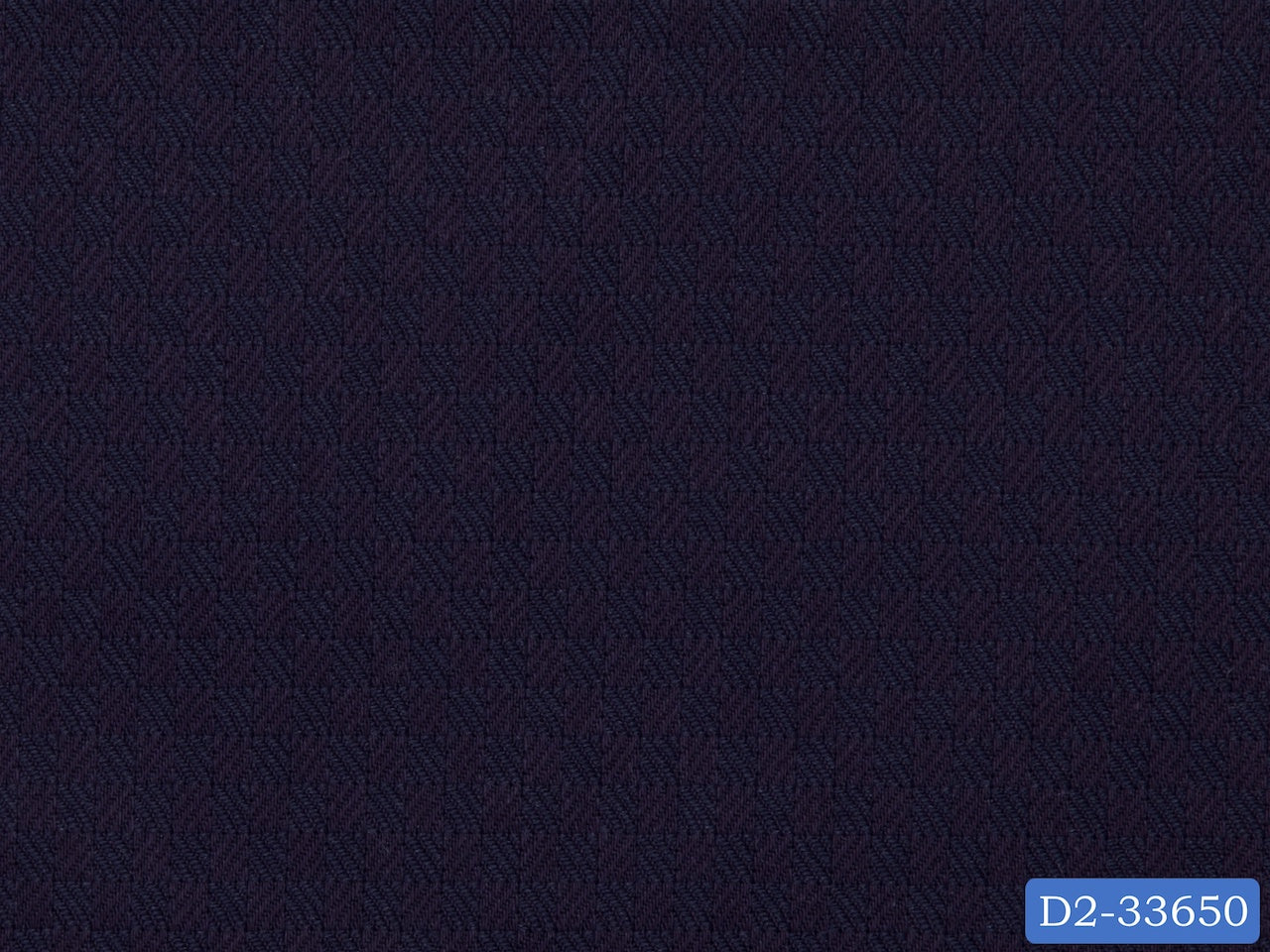 D2-33650 Navy Blue Chessboard Shirting Fabric