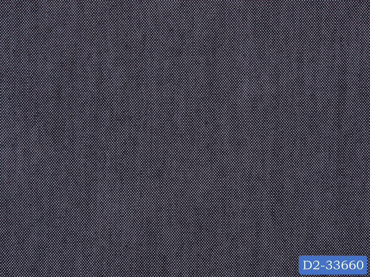 D2-33660 Dark Grey Pinpoint Shirting Fabric