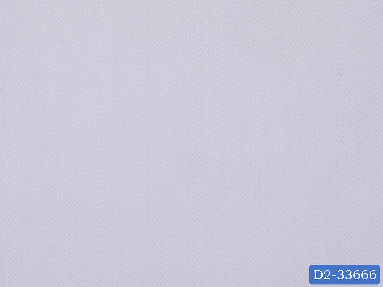 D2-33666 White Herringbone Shirting Fabric