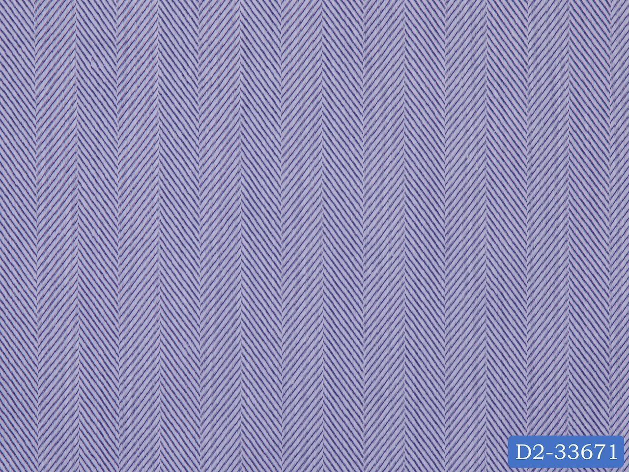 D2-33671 Royal Blue Herringbone Shirting Fabric