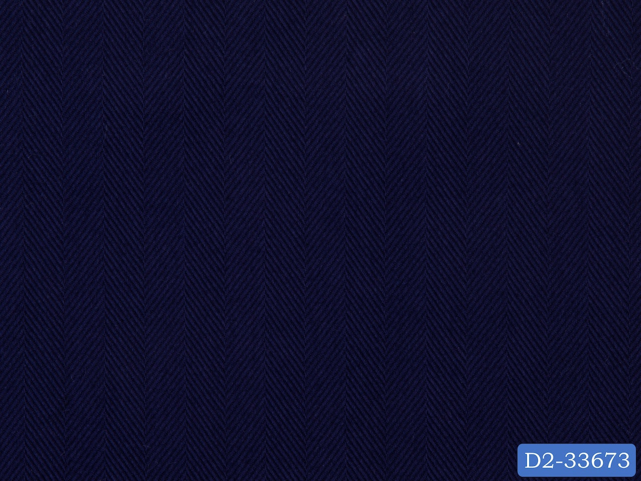 D2-33673 Navy Herringbone Shirting Fabric