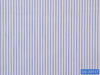 D2-33717 White With Royal Blue Stripe Shirting Fabric