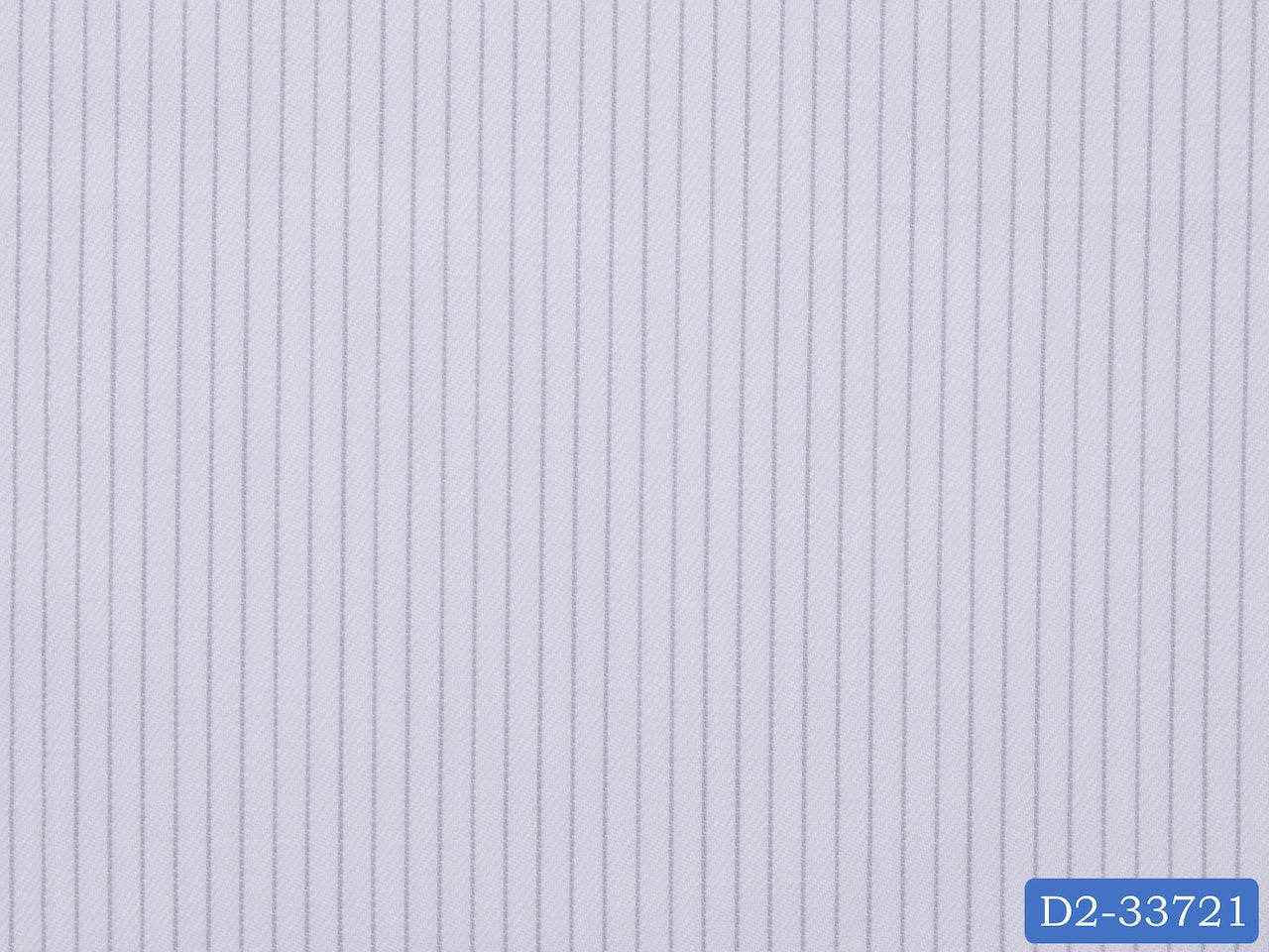 D2-33721 White With Grey Stripe Shirting Fabric