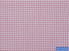 D2-33723 White With Small Red Check Shirting Fabric