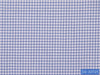 D2-33725 White With Small Royal Blue Check Shirting Fabric