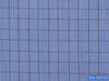 D2-33735 Black Check On  Blue Texture Shirting Fabric