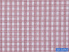 D2-33743 White With Red Check Shirting Fabric