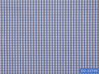 D2-33749 Silver And Blue Check Shirting Fabric