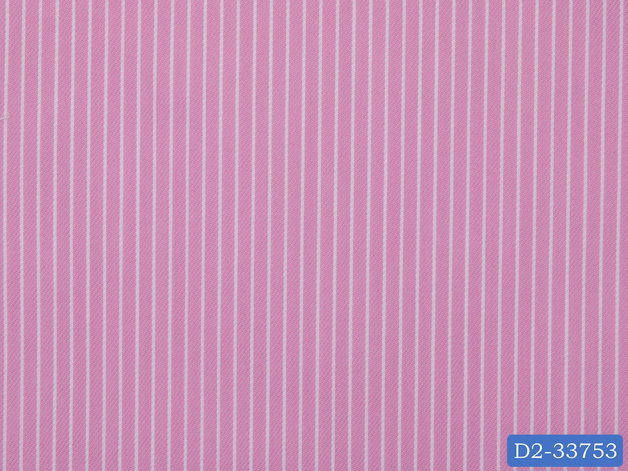 D2-33753 Pink With White Stripe Shirting Fabric