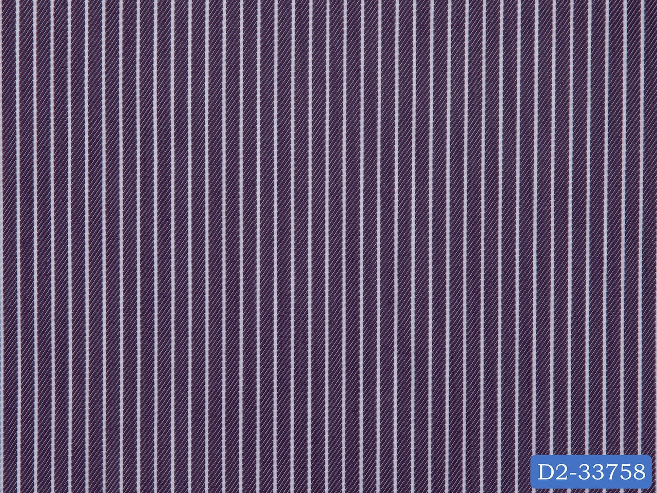 D2-33758 Moderate Purple With White Stripe Shirting Fabric