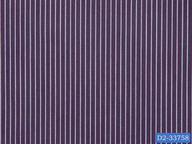 D2-33758 Moderate Purple With White Stripe Shirting Fabric