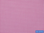 D2-33761 Pink With Small White Check Shirting Fabric