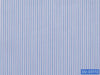 D2-33772 White With Light Blue And Blue Stripe Shirting Fabric