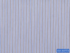 D2-33773 White With Grey And Blue Stripe Shirting Fabric