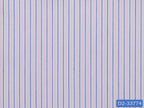 D2-33774 White With Pink And Blue Stripe Shirting Fabric