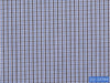 D2-33784 White With Black And Blue Small Check Shirting Fabric