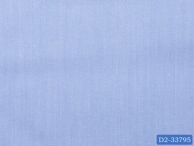 D2-33795 Light Blue Solid Shirting Fabric