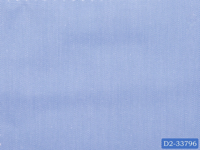 D2-33796 Blue Solid Shirting Fabric