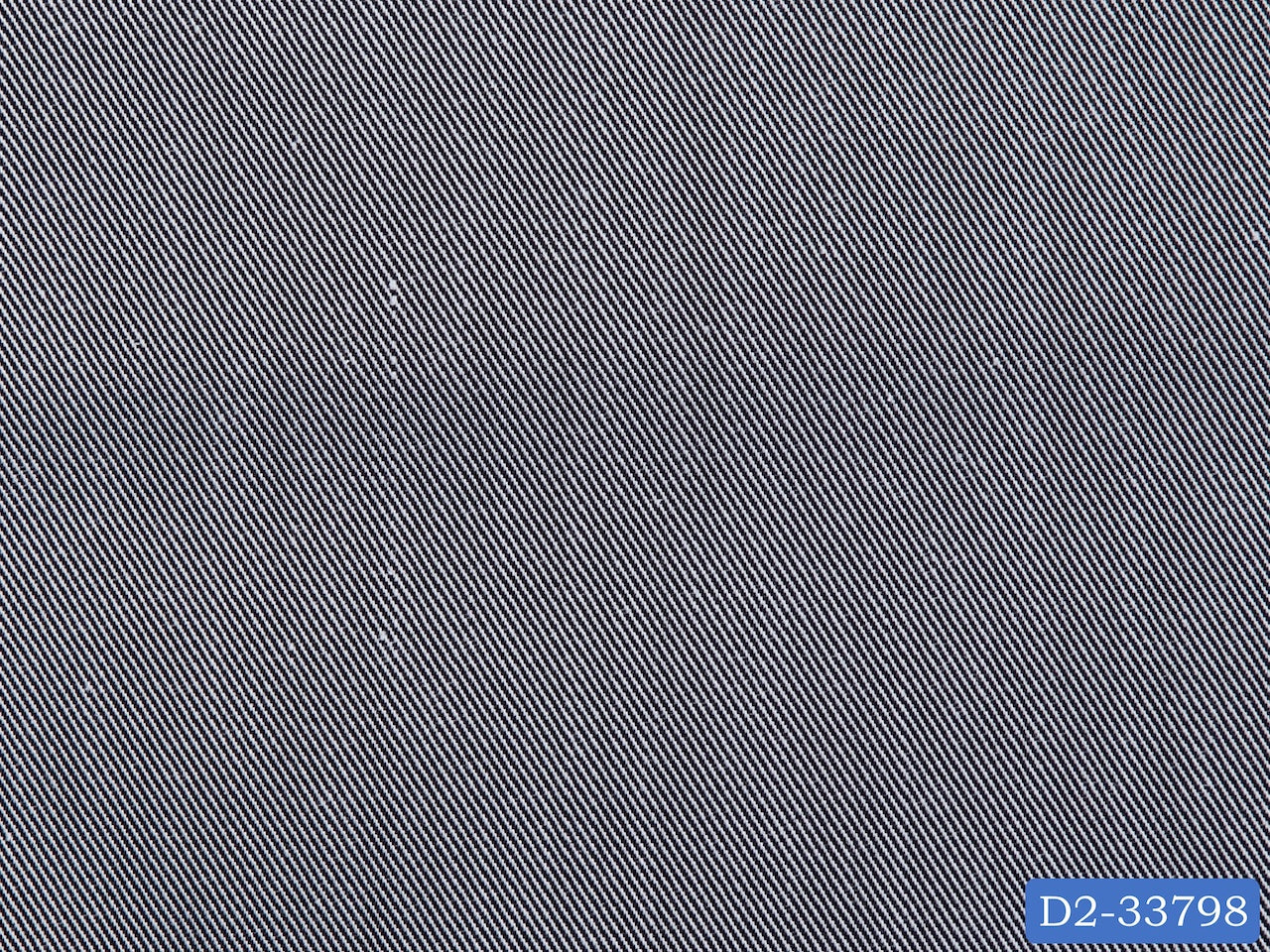 D2-33798 Grey Solid Shirting Fabric