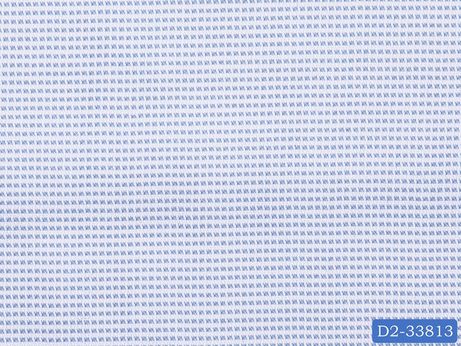 D2-33813 Light Blue Texture Shirting Fabric