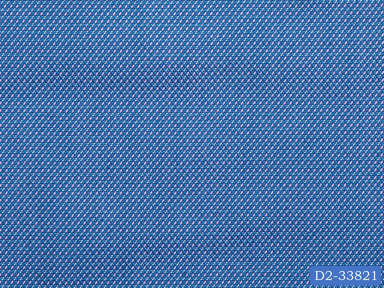 D2-33821 Blue With Pink Design Shirting Fabric