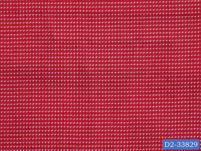 D2-33829 Red With Grey Design Shirting Fabric