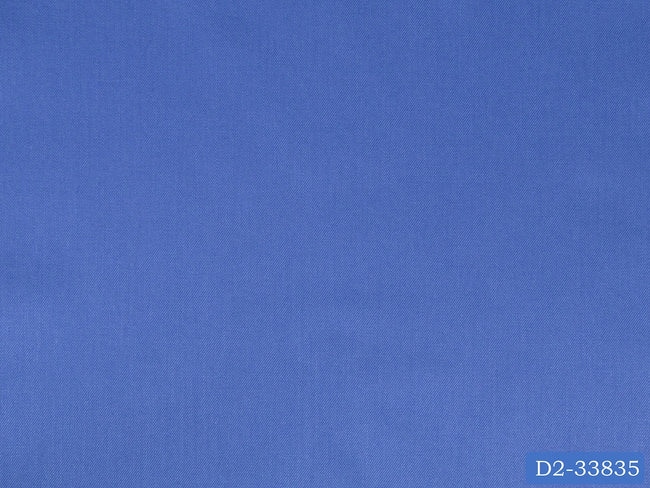 D2-33835 French Blue Solid Shirting Fabric