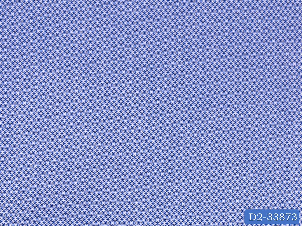 D2-33873 White And Navy Diamond Texture Shirting Fabric