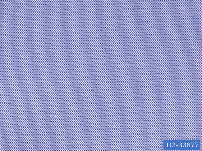 D2-33877 Navy, Blue And White Micro Check Shirting Fabric