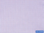 D2-33896 White With Blue And Red Check Shirting Fabric