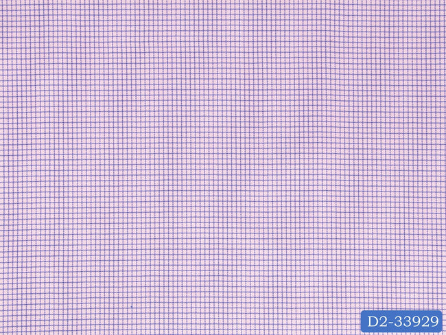 D2-33929 Blue Micro Check On Pink Shirting Fabric