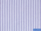 D2-33935 Blue, White And Dark Blue Stripe Shirting Fabric