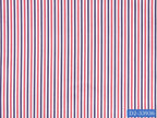 D2-33936 Red, White And Dark Blue Stripe Shirting Fabric