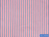 D2-33936 Red, White And Dark Blue Stripe Shirting Fabric