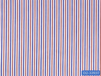 D2-33937 Brown, White And Navy Stripe Shirting Fabric