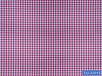 D2-33941 Red Check On Light Blue Shirting Fabric