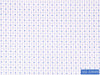 D2-33949 White With Blue Texture Shirting Fabric