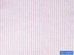 D2-33954 Blue And Red Stripe On White Design Shirting Fabric