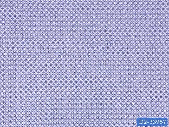 D2-33957 Royal Blue Dotted Design Shirting Fabric